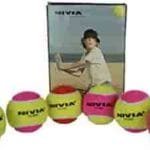 NIVIA TENNIS BALL HEAVY WEIGHT MULTI COLOUR LAWN-TENNIS BALL MULTI PURPOSE BALL