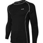 NIVIA COMPRESSION TEE FULL SLEEVE MEN,SIZE-MEDIUM,COLOR-BLACK GREY