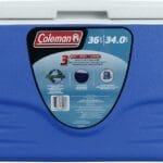 COLEMAN 36 QT COOLER BLUE