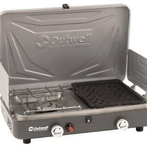 Outwell Jimbu portable camping stove with dual burners – ideal for outdoor cooking in UAE
