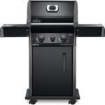 Legend 365 Propane Gas Grill with Range Side Burner, Black