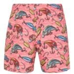 PRINTED POOL SHORTS - CRANKBAIT (SUN KISSED CORAL )